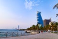 Jeddah beach Saudi Arabia April 30 2021 - Red Sea corniche View , Waterfront