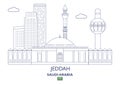 Jeddah City Skyline, Saudi Arabia