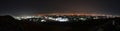 Jeddah at night panorama Royalty Free Stock Photo