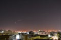 Jeddah at night the stars fall Royalty Free Stock Photo