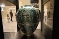 Jeddah , Saudi Arabia - Islamic Arts Biennale - old clay Jar - Ministry of Culture