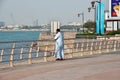 Jeddah, Saudi Arabia - 09 Mar 2020: The promenade on Red Sea, Jeddah, Saudi Arabia