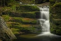 Jedlova creek in Jizerske mountains in spring morning