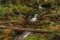 Jedlova creek in Jizerske mountains in spring morning