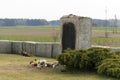 JEDWABNE - APRIL 6: Monument of the Jewish massacre in Jedwabne, Poland on April 6, 2014 Royalty Free Stock Photo