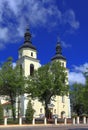 Historic roman-catholic church of St. Jacob Apostel in town of Jedwabne in Poland