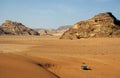 Jeep car in desert