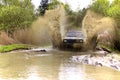 Jeep Cherokee mudding off road