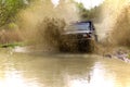 Jeep Cherokee mudding off road