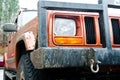 Jeep Cherokee after a muddy ride