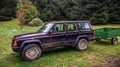 Jeep cherokee with trailer