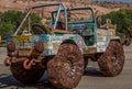 Jeep covered in license plates