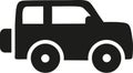 Jeep icon vector