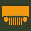 Jeep logo vector, editable vector eps file Royalty Free Stock Photo