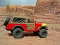 Jeep in Moab Royalty Free Stock Photo