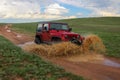 Jeep mudding 4x4 cheyenne wyoming lots of rain