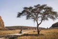 Jeep safari in Hell`s Gate national park in Kenya