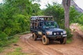 Jeep Safari in the National park Yala, Sri lanka