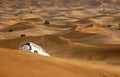Jeep safari in the sand dunes