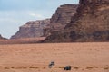 Jeep safari in the Wadi Rum desert in Jordan