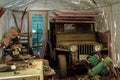 Jeep in shed Royalty Free Stock Photo