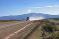 Jeep tour near salar de Uyuni Bolivia Royalty Free Stock Photo