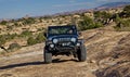 Jeep On Utah Slickrock