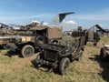 Jeep Willys MB and other historical military vehicles