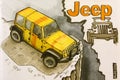 Jeep Wrangler drawing