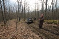 Jeeping in the forest. Krasnodarskiy Kray, Gelendzhik, Russia