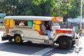 Jeepney - Filpino public tansportation Royalty Free Stock Photo