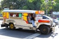 Jeepney - Filpino public tansportation Royalty Free Stock Photo