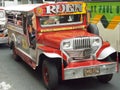 jeepney, tipico pulmino modificato a Manila Royalty Free Stock Photo