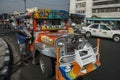 Jeepneys on the streets of Manila Royalty Free Stock Photo