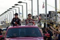 Jeff Gordon and Denny Hamlin Royalty Free Stock Photo