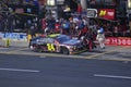 Jeff Gordon's racecar and pit crew Royalty Free Stock Photo