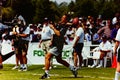 Jeff Hostetler passing, Quarterbacks Challenge Royalty Free Stock Photo