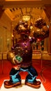 The Jeff Koons Popeye Sculpture display at the Wynn Hotel in Las Vegas