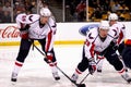 Jeff Schultz and Alexander Semin (Capitals NHL) Royalty Free Stock Photo