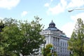 Jefferson building with classic lines and details