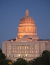 Jefferson City Missouri Capital Building Downtown Sunset Architecture Royalty Free Stock Photo