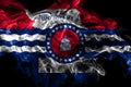 Jefferson City city smoke flag, Missouri State, United States Of America Royalty Free Stock Photo