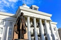 Jefferson Davis statue in front of Alabama Capitol