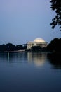 Jefferson Memorial at Dusk Royalty Free Stock Photo