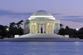 Jefferson Memorial at Dusk Royalty Free Stock Photo