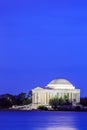 The Jefferson Memorial at dusk, Washington DC Royalty Free Stock Photo