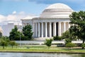 The Jefferson Memorial in Washington .