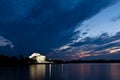 Jefferson Memorial in Washington DC at Dusk Royalty Free Stock Photo