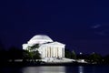 Jefferson Memorial in Washington DC at Dusk Royalty Free Stock Photo