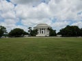 Jefferson memorial and Washington monument Royalty Free Stock Photo